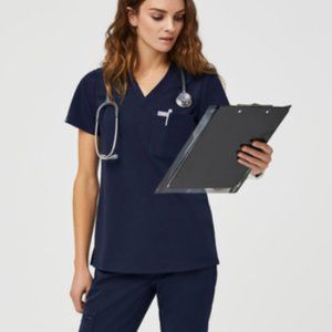 FIGS Navy Scrub Set Kade Large Catarina XL